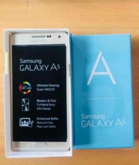 Estou a comercializar smartphones da Samsung galaxy a5 preço: 55 mil kzs.  Contacto: 944185443